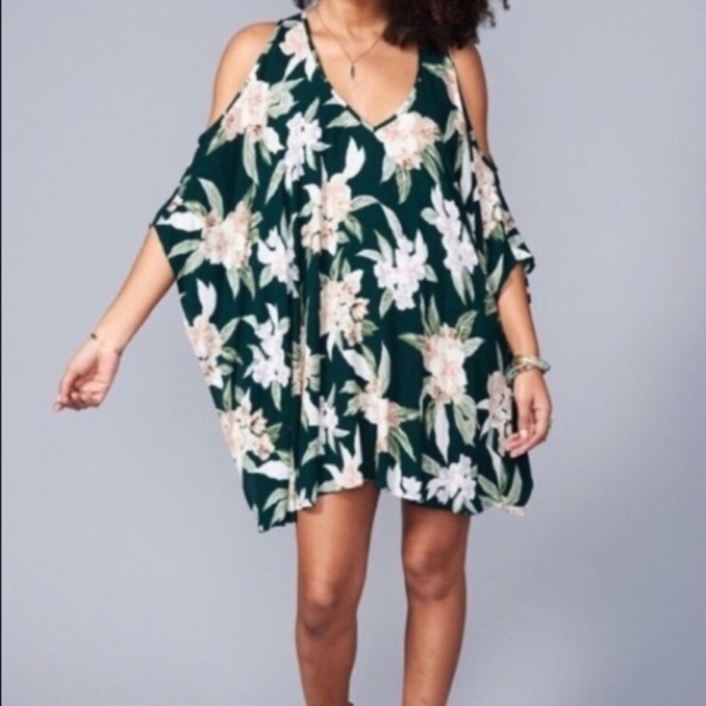 Show Me Your Mumu Peta Boo Tunic ~ in Forest Florist Cloud